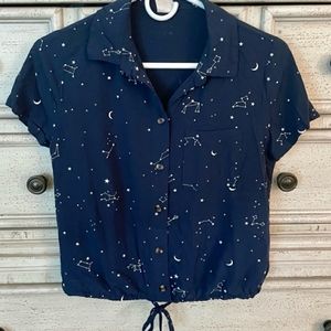 Constellation crop top